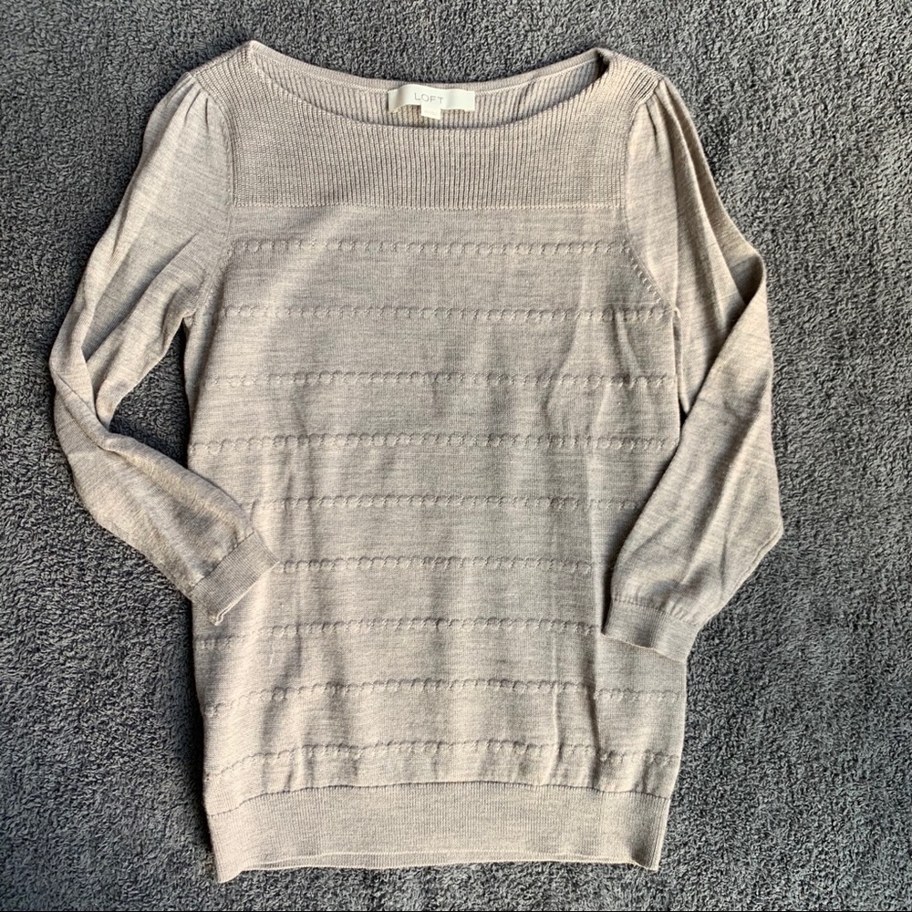 Loft beige sweater